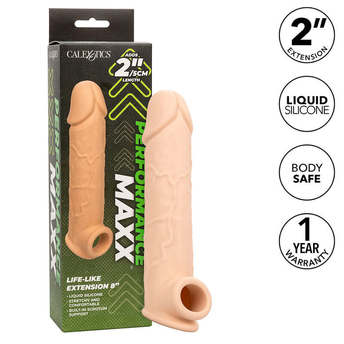 Calexotics - Performance Maxx Extensión Realista 8 Piel Claro