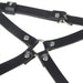 Subblime - Arnés Cintura Y Piernas Cuero Negro Talla Única
