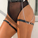 Subblime - Arnés Forma Cinturon Cuero Negro Talla Única