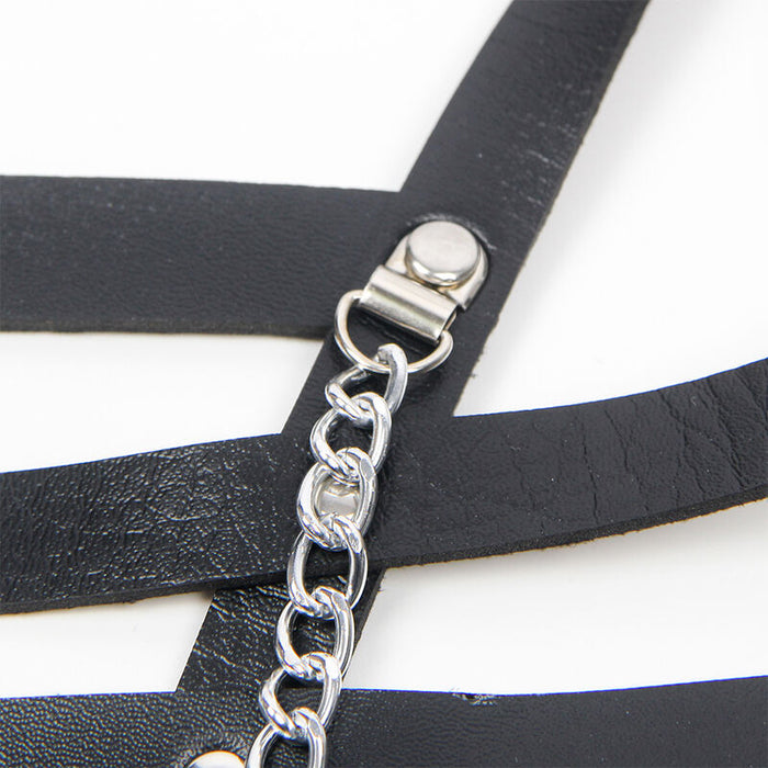 Subblime - Arnés Forma Corset Detalle Cadenas Talla Única