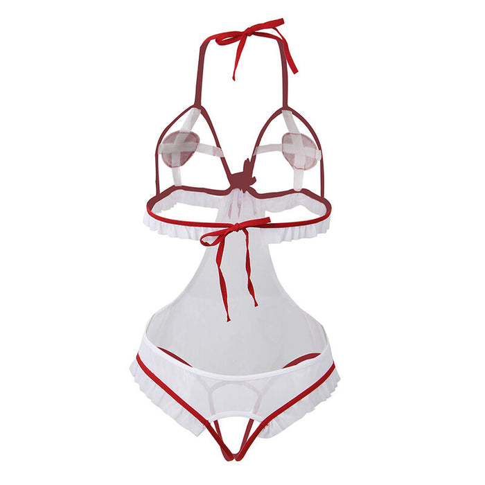 Subblime - Disfraz De Enfermera Sexy Sin Entrepierna L/xl
