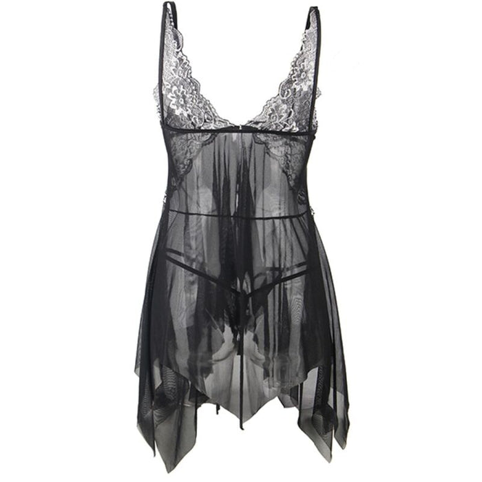 Subblime - Babydoll Tela Tul Pecho Encaje S/M