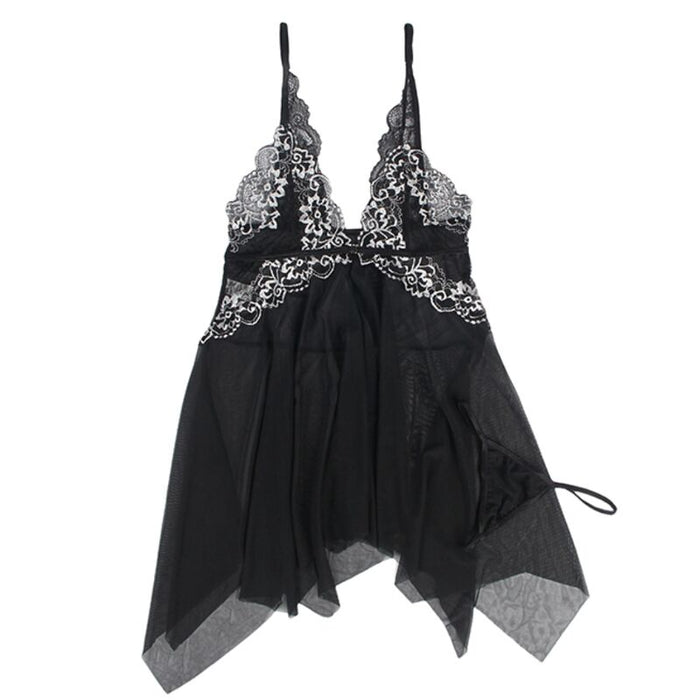 Subblime - Babydoll Tela Tul Pecho Encaje S/M