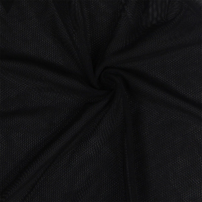 Subblime - Babydoll Tela De Tul Detalle Encaje Y Flor Negro S/m