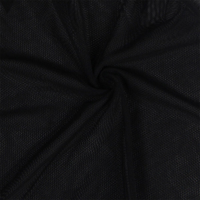 Subblime - Babydoll Tela De Tul Detalle Encaje Y Flor Negro L/Xl