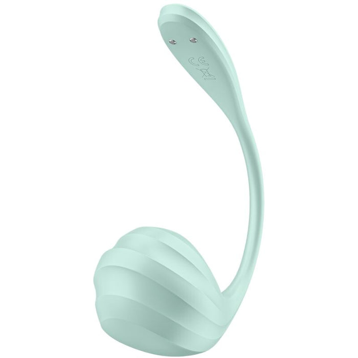 Satisfyer - Smooth Petal Estimulador Punto G Verde Agua App Gratuita