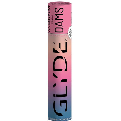 Sheer Glyde - Dams Láminas Latex Sexo Oral Fresa