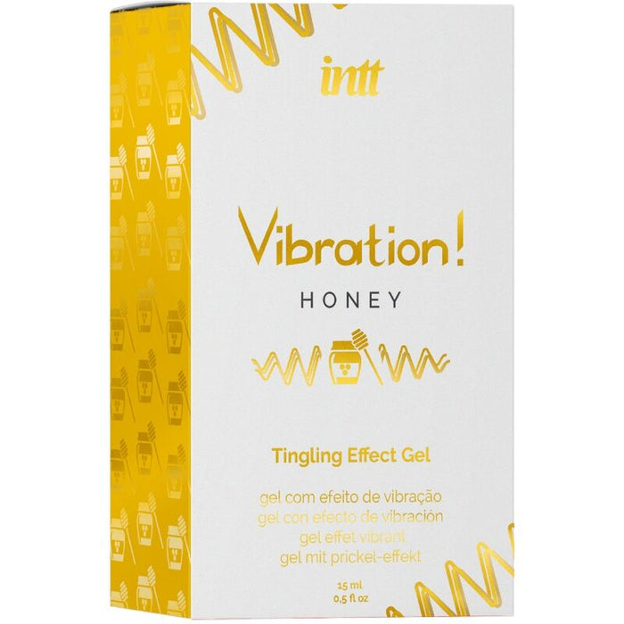 Intt - Potente Estimulante Íntimo Gel Vibrador Liquido Miel 15 Ml