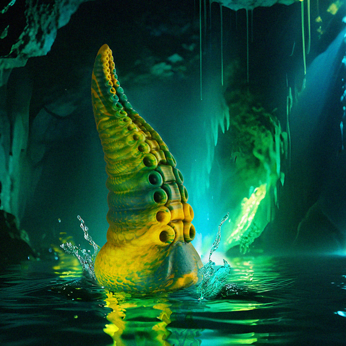 Epic Cetus Dildo Tentáculo Verde Tamaño Grande