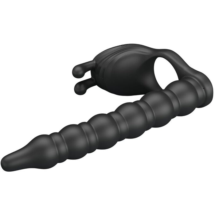 Pretty Love - Blackney Anillo Pene Con Plug Vibrador Negro