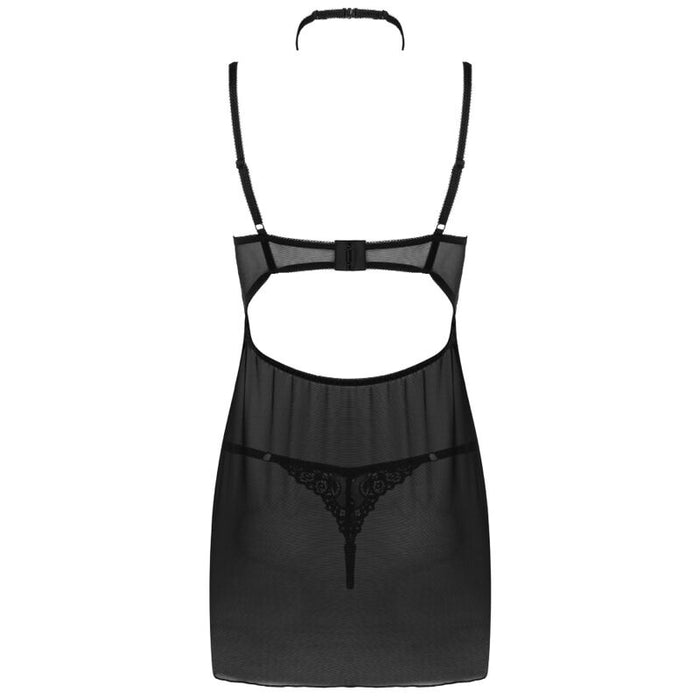 Livco Corsetti Fashion - Binella Set Babydoll + Tanga Negro L/Xl