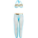 Subblime - Set De Lenceria India Style Azul S/m