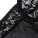 Subblime - Teddy Con Liga Detalle Encajes Y Tiras Negro S/m