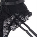 Subblime - Teddy Con Liga Detalle Encajes Y Tiras Negro S/m