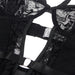 Subblime - Teddy Con Liga Detalle Encajes Y Tiras Negro S/m