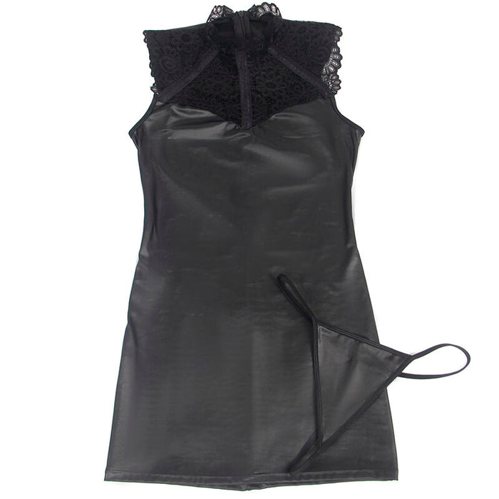 Subblime - Vestido Sexy De Cuero L/Xl