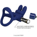 Pretty Love - Francisco Doble Anillo Vibrador Rabbit Azul