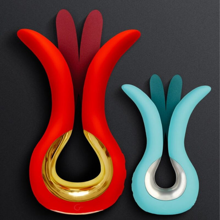 G-Vibe - Gvibe Maxi Vibrador Con Dos Puntas Flexibles Coral