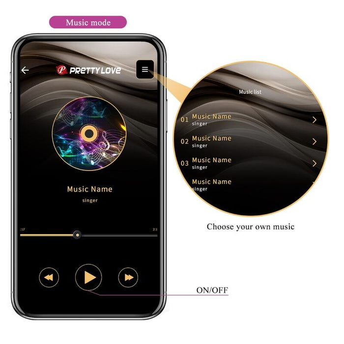 Pretty Love - Hector Vibrador Electroshock App Gratuita Violeta
