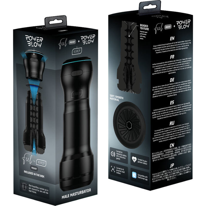 Kiiroo - Feel Pocket Masturbador Masculino Bolsillo + Power Blow