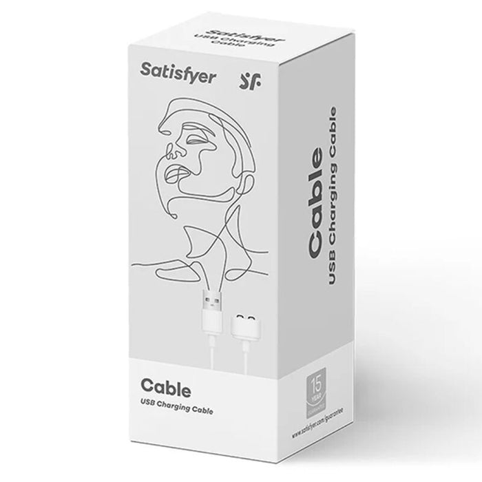 Satisfyer - Cable Usb Cargador Blanco