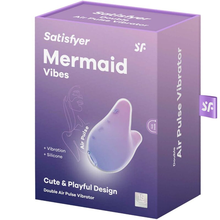Satisfyer - Mermaid Vibes Estimulador & Vibrador Violeta Y Rosa