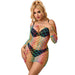 Subblime - 952426 Vestido De Rejilla Manga Larga Arcoiris Talla Única