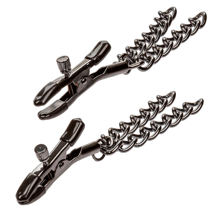 Calexotics - Euphoria Pinzas Pezones Con Cadena 14,5 Cm
