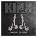 Kink - Pinzas Para Pezones Luminosas Forma Calabera Con Cascabel Sonoro Ajustable Rosa / Plateado