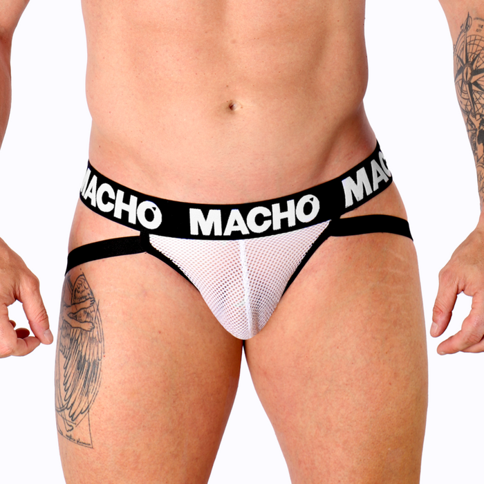 Macho - Mx26x1 Jock Rejilla Blanco L