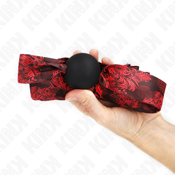 Kink - Mordaza De Bola 4.5 Cm De Silicona Scandal Modelo 2 146 X 4 Cm