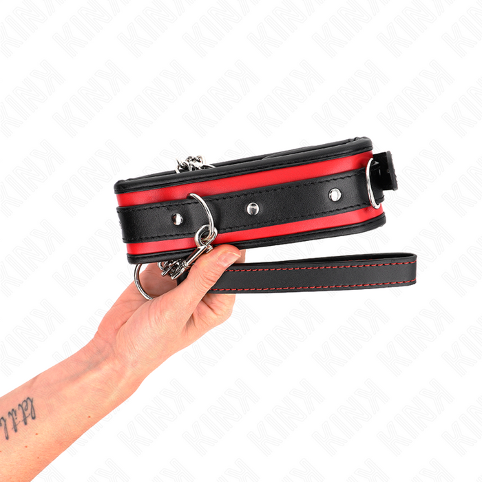 Kink - Collar Con Correa 65 Cm Pesado Modelo 2 Ajustable 36.5-50 Cm