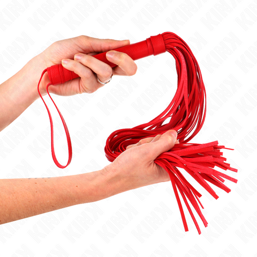 Kink - Látigo Pvc Blando Rojo 70 Cm