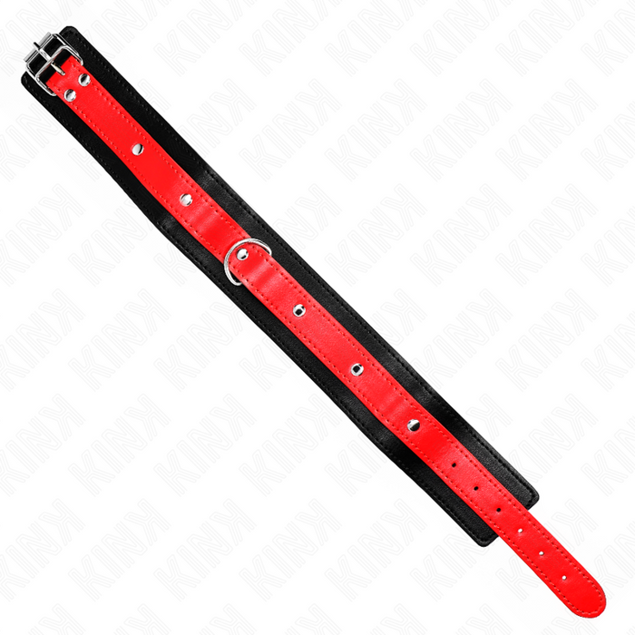 Kink - Collar Con Correa 65 Cm Rojo Ajustable 36-43 Cm X 5 Cm