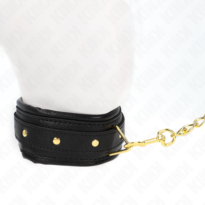 Kink - Collar Con Correa Esponja Imitación Cuero Modelo 1 Ajustable 37-54 Cm X 3 Cm