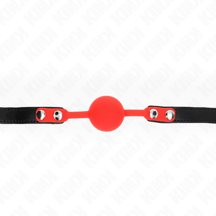 Kink - Mordaza De Bola 4 Cm De Silicona Con Candado 60 X 2 Cm