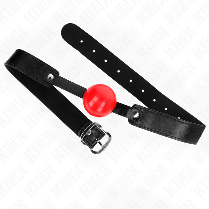 Kink - Mordaza De Bola 4 Cm Suave De Tpe Modelo 1 66 X 2.5 Cm Ajustable 41-61 Cm