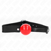 Kink - Mordaza De Bola 4 Cm Suave De Tpe Modelo 1 66 X 2.5 Cm Ajustable 41-61 Cm