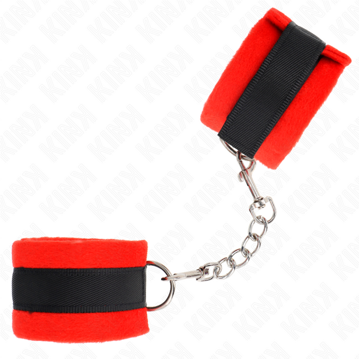 Kink - Muñequeras Para Principiantes Negro-Rojo 30 X 7 Cm