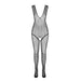 Passion - Bs 103 Bodystocking Blanco Talla Única