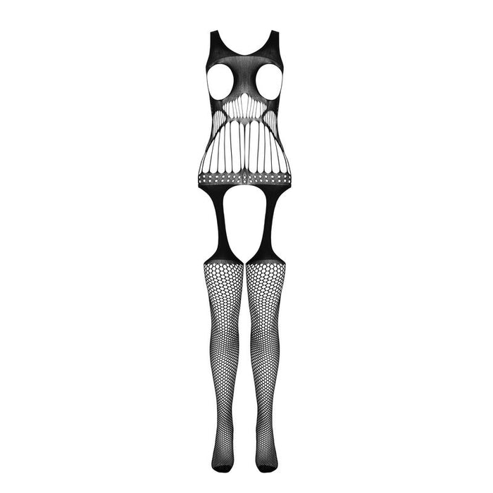 Passion - Bs 106 Bodystocking Rojo Talla Única