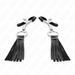 Kink - Pinzas Para Pezones Con Borlas De Polipiel 6 Cm