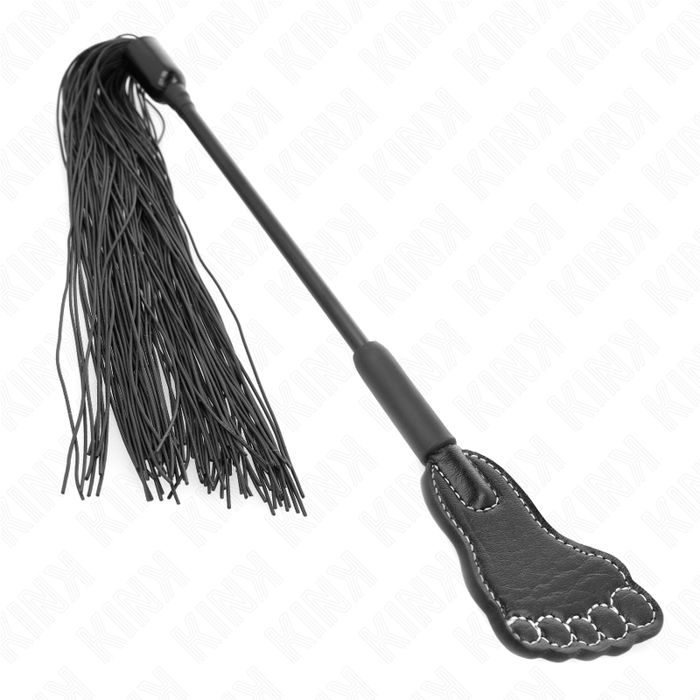Kink - Pala Forma De Pie Con Látigo De Borla 31 Cm