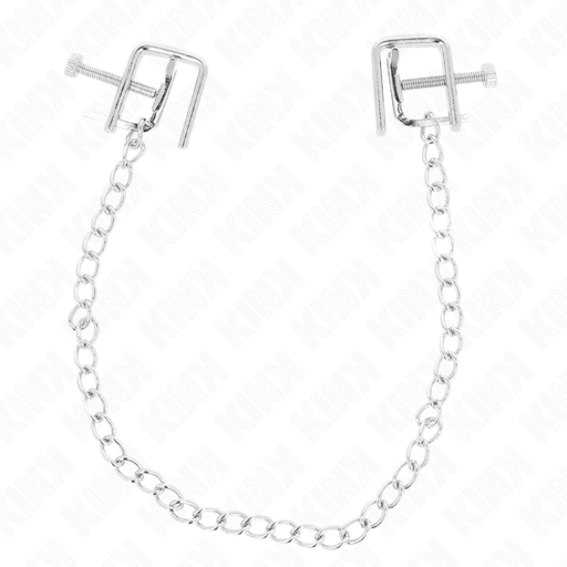 Kink - Pinzas Para Pezones Compresora Tornillo De Banco Con Cadena 30 Cm