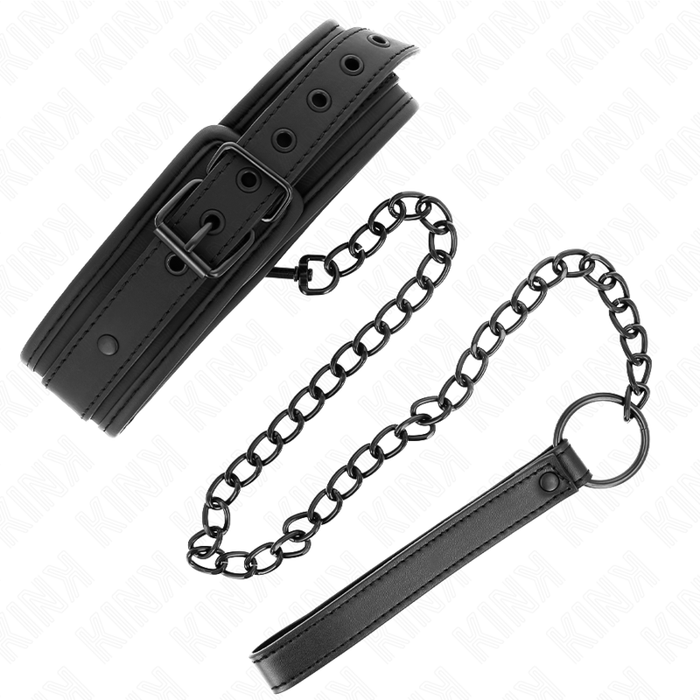Kink - Collar Con Correa 78 Cm Bondage De Neopreno Modelo 1 Ajustable 37.5 X 49.5 Cm