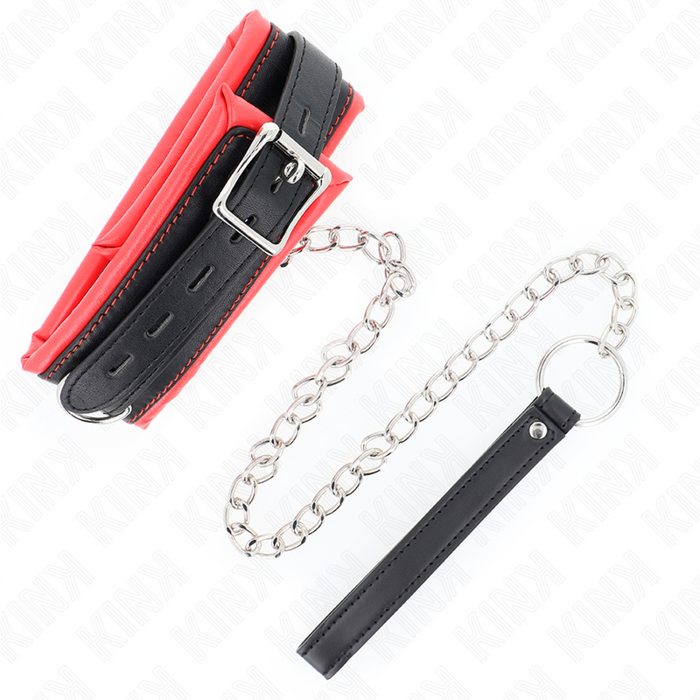 Kink - Collar Con Correa 65 Cm Pesado Modelo 3 Ajustable 36.5-50 Cm