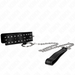 Kink - Collar Con Correa 65 Cm Con Tachuelas Plateadas Modelo 1 Ajustable 36-43 Cm X 5 Cm