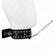 Kink - Collar Con Correa 65 Cm Con Tachuelas Plateadas Modelo 1 Ajustable 36-43 Cm X 5 Cm