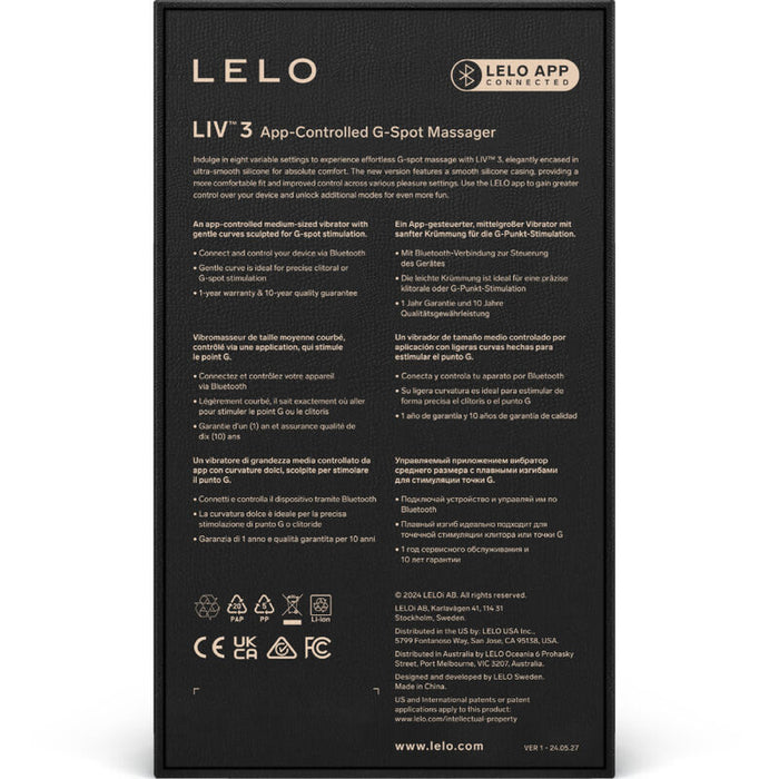 Lelo - Liv™ 3 Estimulador Punto G Rosa