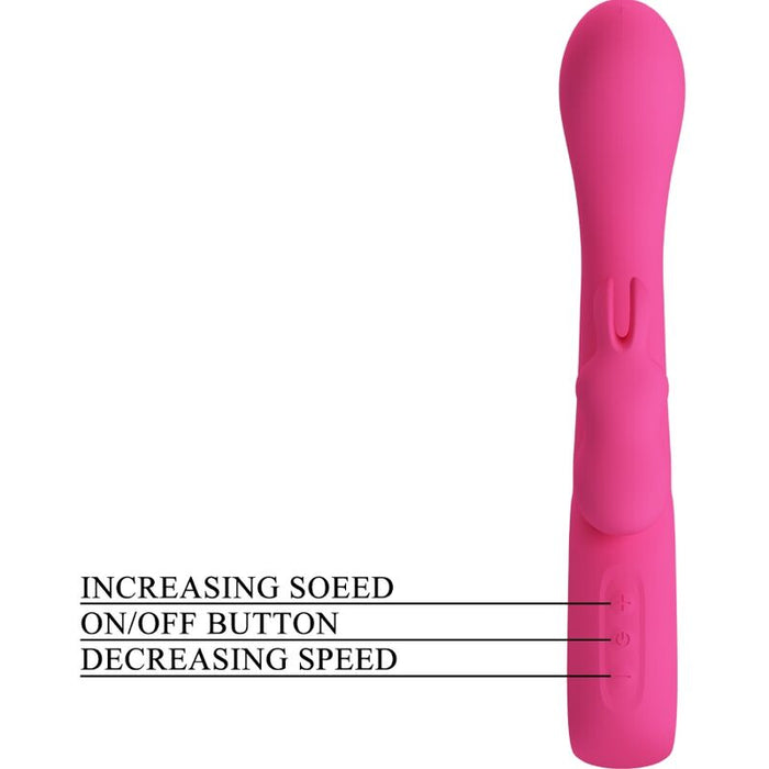 Pretty Love - Novak Vibrador Rabbit 12 Vibraciones Rosa